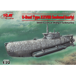 U-BOAT TYPE XXVIIB SEEHUND EARLY WWII GERMAN MIDGET SUBMARINE KIT 1:72 ICM Kit Navi Die Cast Modellino