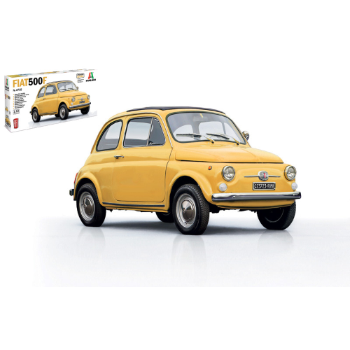 FIAT 500F 1968 UPGRADE EDITION 1:12 Italeri Kit Auto Modellino
