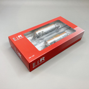 FS 2-UNIT PACK 2-AXLE GAS TANK WAGONS PIBIGAS EP.IVa 1:87 Rivarossi Treni Modellino