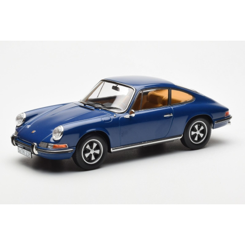 PORSCHE 911 S 1969 BLUE 1:18 Norev Auto Stradali Modellino