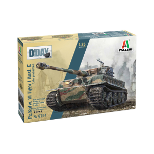 Pz.Kpfw. VI TIGER I Ausf. E LATE PRODUCTION KIT 1:35 Italeri Kit Mezzi Militari Modellino