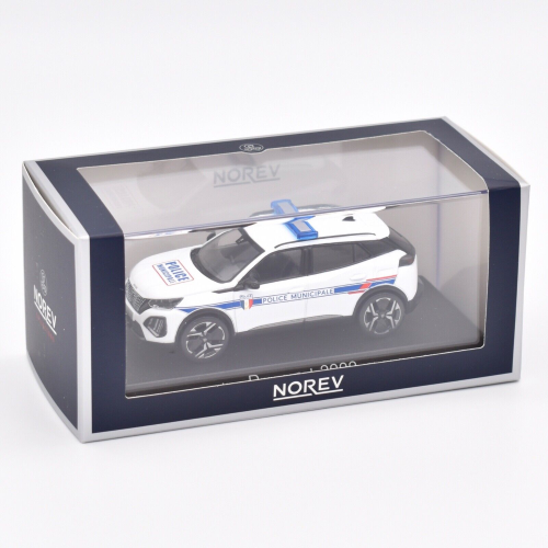 PEUGEOT 2008 GT 2024 POLICE MUNICIPALE 1:43 Norev Forze dell'Ordine Modellino