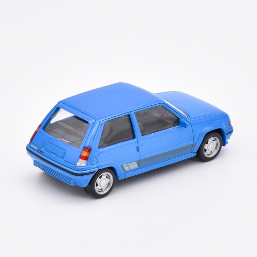 RENAULT SUPERCINQUE GT TURBO PH II 1988 BLUE METALLIC JET-CAR 1:43 Norev Auto Stradali Modellino