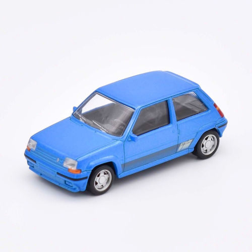 RENAULT SUPERCINQUE GT TURBO PH II 1988 BLUE METALLIC JET-CAR 1:43 Norev Auto Stradali Modellino