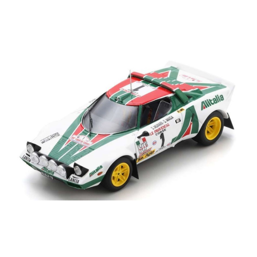 LANCIA STRATOS HF N.1 WINNER TOUR DE CORSE RALLY DE FRANCE 1976 MUNARI-MAIGA 1:43 Spark Model Auto Rally Modellino