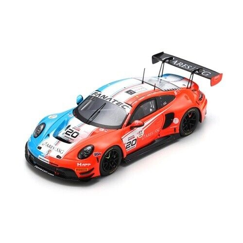 PORSCHE 911 GT3 R N.20 POLE POSITION WINNER BRONZE CUP 24 H SPA 2023 CAIRO 1:43 Spark Model Auto Competizione Modellino