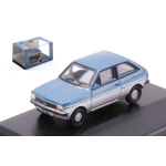 FORD FIESTA MK1 1981 METALLIC BLUE/SILVER 1:76 Oxford Auto Stradali Modellino