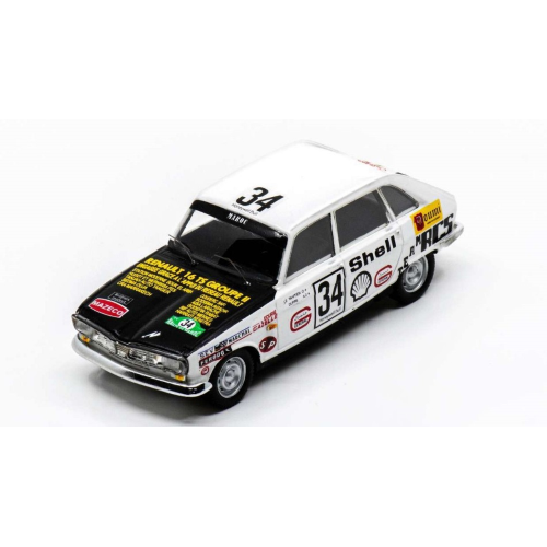 RENAULT 16 TS N.34 RALLYE DU MAROC 1972 LE TAHITIEN-DUPRE' 1:43 Spark Model Auto Rally Modellino