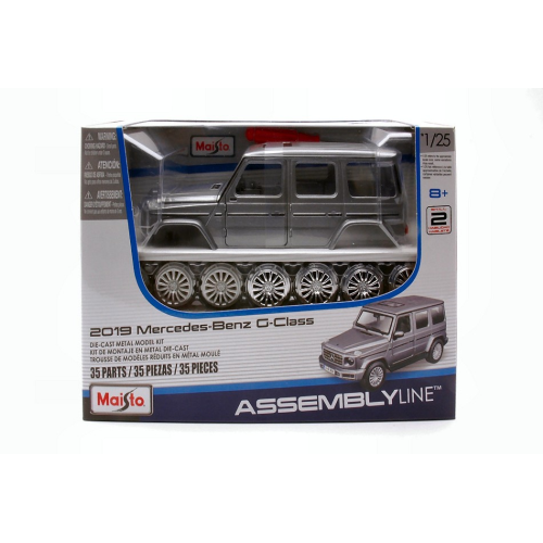 MERCEDES G CLASS 2019 SILVER KIT 1:24 Maisto Kit Auto Modellino
