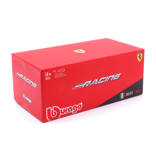 FERRARI 296 GT3 N.71 SIGNATURE TWIN TURBO V6 RACING 2023 1:43 Burago Auto Competizione Modellino