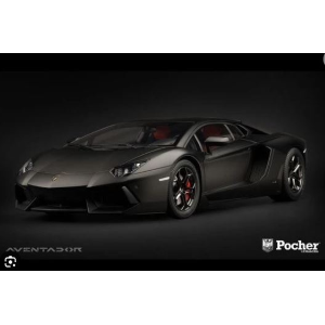 LAMBORGHINI AVENTADOR LP700-4 ROADSTER 2013 BLACK KIT 1:8 Pocher Auto Stradali Modellino