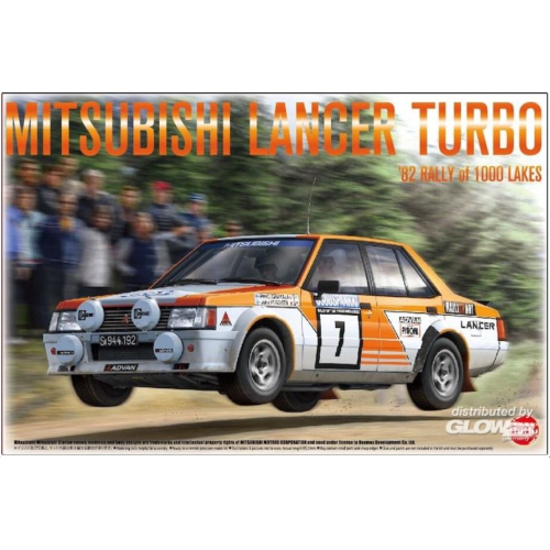MITSUBISHI LANCER TURBO RALLY 1000 LAKES 1982 KIT 1:24 Beemax Kit Auto Modellino