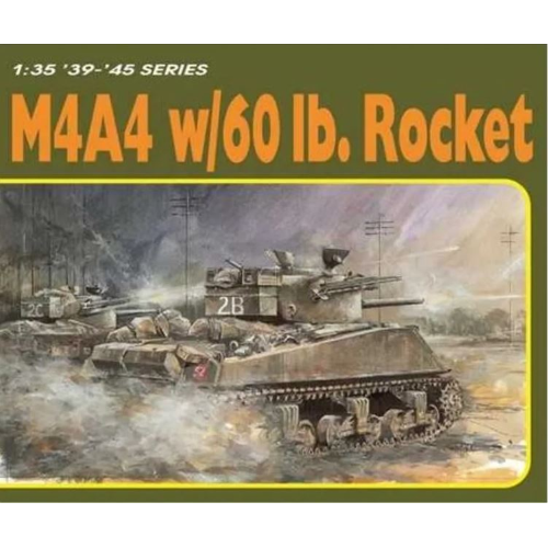 M4A4 W/60b ROCKET KIT 1:35 Dragon Kit Mezzi Militari Modellino