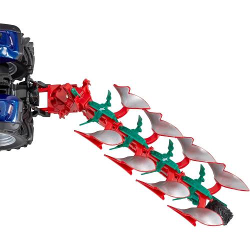 ARATRO QUADRIVOMERE VOLTAORECCHIO KVERNELAND 2300 S PLOUGH 1:32 Britains Mezzi Agricoli e Accessori Modellino