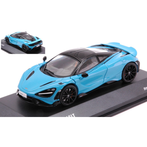 MCLAREN 765LT 2020 LIGHT BLUE 1:43 Solido Auto Stradali Modellino