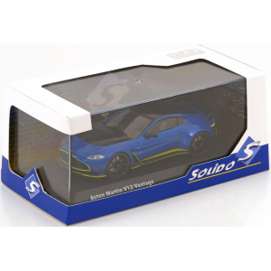 ASTON MARTIN V12 VANTAGE 2023 METALLIC BLUE 1:43 Solido Auto Stradali Modellino