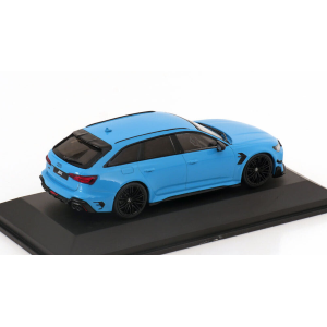 AUDI A6 RS6-R ABT SW STATION WAGON 2021 BLUE 1:43 Solido Auto Stradali Modellino