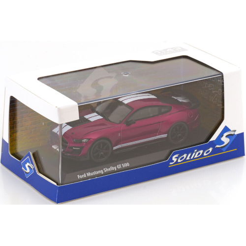 FORD MUSTANG SHELBY GT500 COUPE 2020 PURPLE 1:43 Solido Auto Stradali Modellino