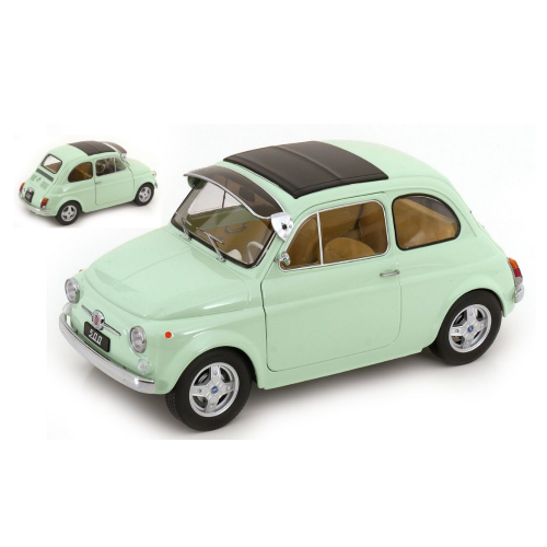 FIAT 500 F CUSTOM 1968 MINTGREEN 1:12 KK Scale Auto Stradali Modellino