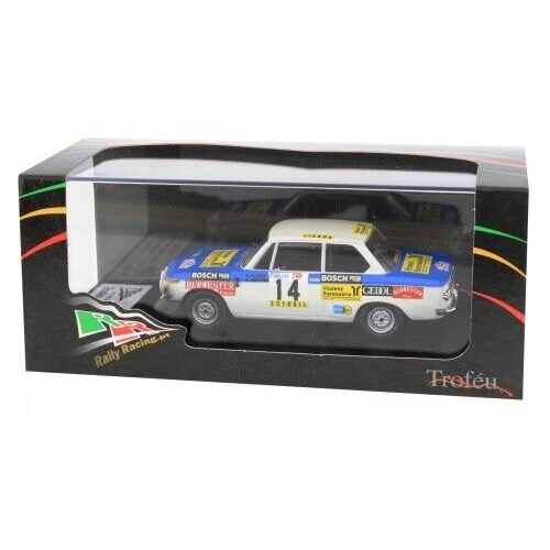 BMW 2002 Tii TAP RALLY N.14 1976 FISCHER-GOTTLIEB 1:43 Trofeu Auto Rally Modellino