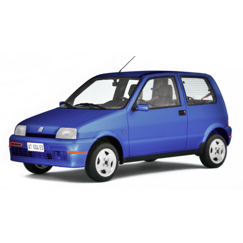 FIAT CINQUECENTO SPORTING 1994 METALLIC BLUE 1:18 Laudo Racing Auto Stradali Modellino