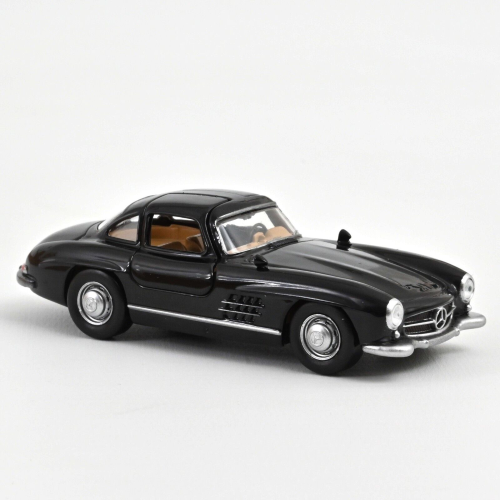 MERCEDES 300 SL 1954 BLACK JET-CAR 1:43 Norev Auto Stradali Modellino