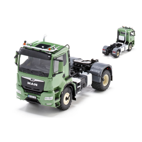 MAN TGS 18.510 4x4 BL 2-AXLE -TRUCK GREEN 1:32 Wiking Camion Modellino