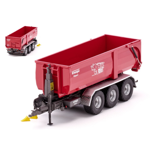 CARRO RACCOLTA KRAMPE TRIDEM THL 30 L HOOK LIFT WITH BIG BODY 750 1:32 Wiking Mezzi Agricoli e Accessori Modellino