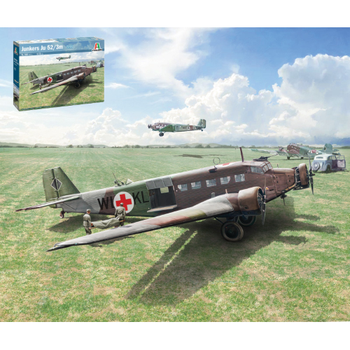 JU-52/3m KIT 1:72 Italeri Kit Aerei Modellino