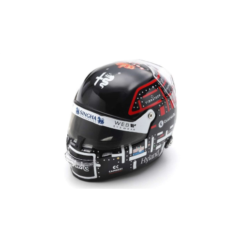 CASCO VALTTERI BOTTAS 2023 MONACO GP ALFA ROMEO TEAM 1:5 Spark Model Caschi Modellino