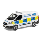 FORD TRANSIT CUSTOM 320 L1/H1 WEST YORKSHIRE POLICE 1:43 Vanguards Forze dell'Ordine Modellino