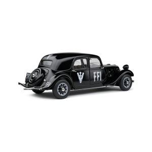 CITROEN TRACTION 7 FFI 1944 BLACK 1:18 Solido Forze dell'Ordine Modellino