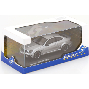 MERCEDES C-CLASS C63 AMG BLACK SERIES 2012 METALLIC GREY 1:43 Solido Auto Stradali Modellino