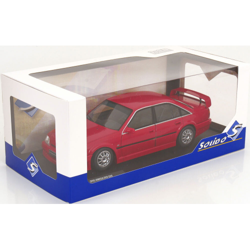 OPEL OMEGA 3.0 24V 1990 RED 1:18 Solido Auto Stradali Modellino