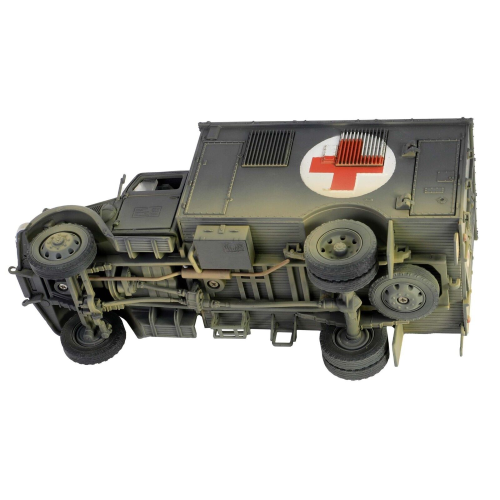 OPEL BLITZ GERMAN 4x4 AMBULANCE 1940 VERDE MILITARE 1:32 Forces of Valor Mezzi Militari Modellino