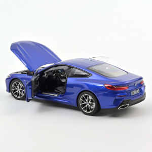 BMW M850i 2019 BLUE METALLIC 1:18 Norev Auto Stradali Modellino