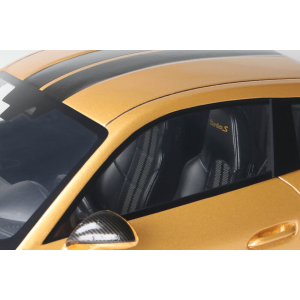 PORSCHE 991.2 TURBO S EXCLUSIVE 2018 GOLD 1:18 GT Spirit Auto Stradali Modellino