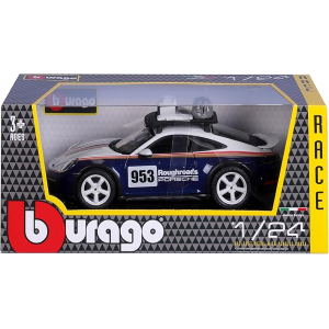 PORSCHE 911 N.953 (MEMORIAL) DAKAR 2023 1:24 Burago Auto Rally Modellino