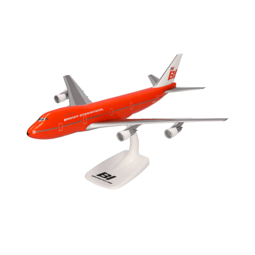 BOEING 747-100 BRANIFF INTERNATIONAL 1:250 Herpa Aerei Modellino