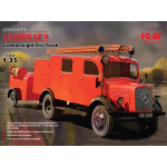 L1500S LF 8 GERMAN LIGHT FIRE TRUCK KIT 1:35 ICM Kit Camion Modellino