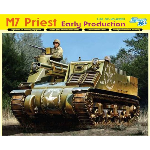M7 PRIEST EARLY PRODUCTION KIT 1:35 Dragon Kit Mezzi Militari Modellino