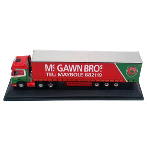 BILICO MERCEDES ACTROS GSC CURTAINSIDE Mc GAWN BRO.S 1:76 Oxford Camion Modellino