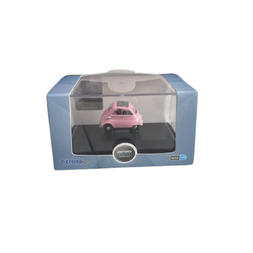 BMW ISETTA PINK 1:76 Oxford Auto Stradali Modellino