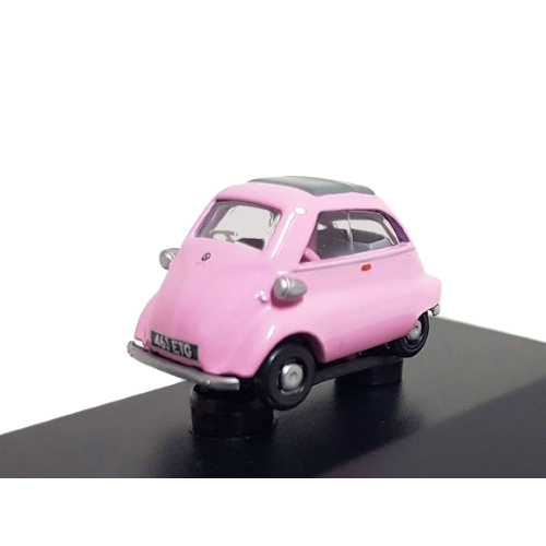 BMW ISETTA PINK 1:76 Oxford Auto Stradali Modellino