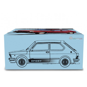 FIAT 127 SPORT 70HP METALLIC RED 1981 1:18 Laudo Racing Auto Stradali Modellino