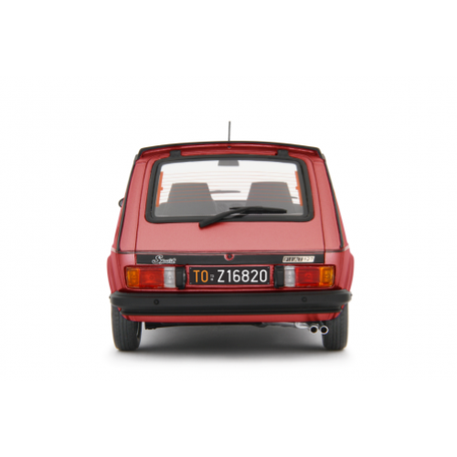 FIAT 127 SPORT 70HP METALLIC RED 1981 1:18 Laudo Racing Auto Stradali Modellino