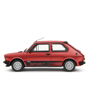 FIAT 127 SPORT 70HP METALLIC RED 1981 1:18 Laudo Racing Auto Stradali Modellino