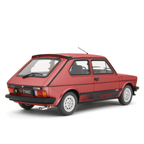 FIAT 127 SPORT 70HP METALLIC RED 1981 1:18 Laudo Racing Auto Stradali Modellino