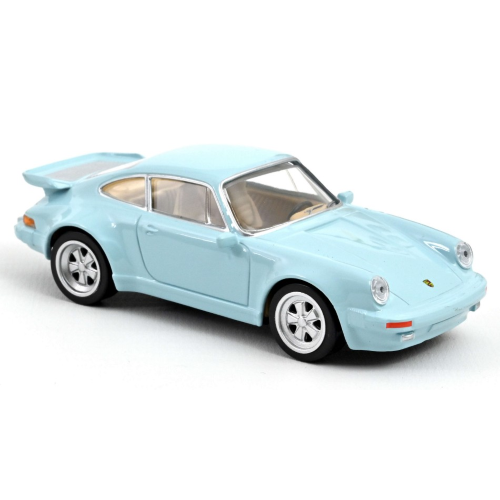 PORSCHE 911 TURBO 1978 BLUE JET CAR 1:43 Norev Auto Stradali Modellino