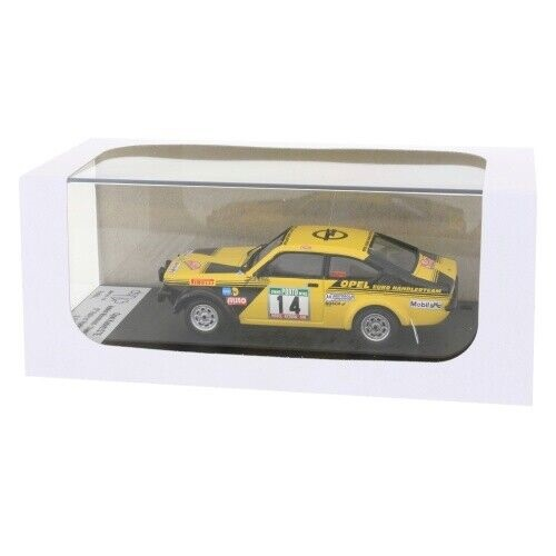 OPEL KADETT GTE 5th RALLY OF PORTUGAL 1978 WARMBOLD-BILLSTAM 1:43 Trofeu Auto Rally Modellino